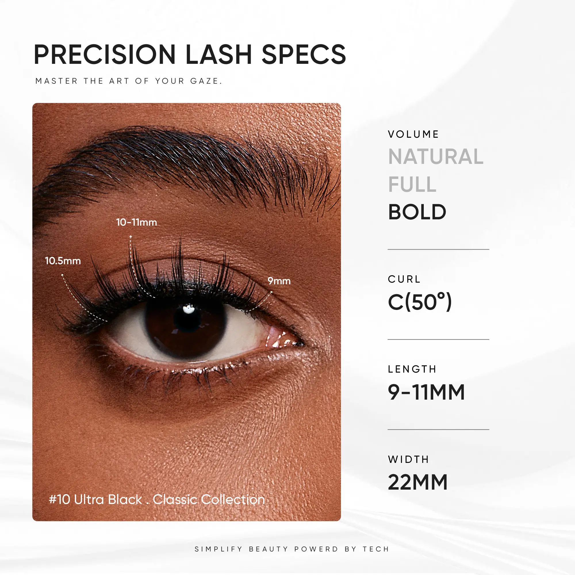 NO.10 Ultra Black Soft Magnetic Eyelashes - Image 3