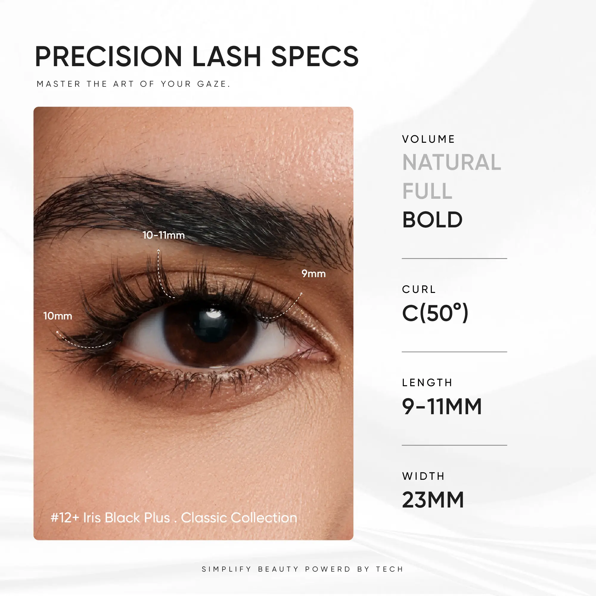 NO.12+ Iris Black Plus Soft Magnetic Eyelashes - Image 6