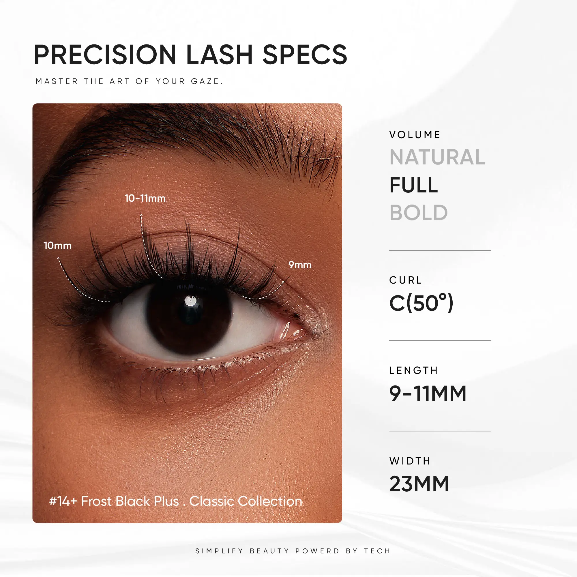 NO.14+ Frost Black Plus Soft Magnetic Eyelashes - Image 5