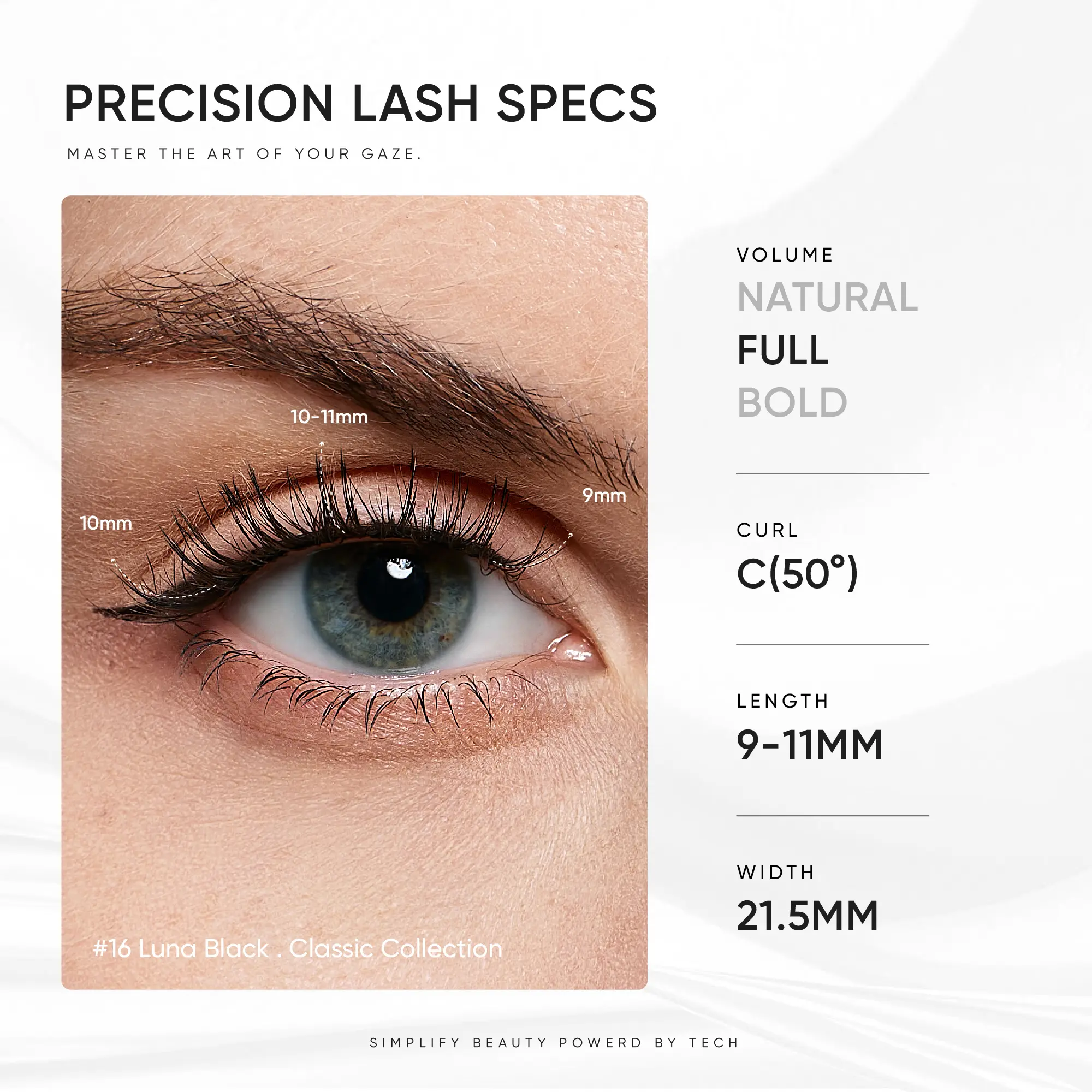 NO.16 LUNA BLACK Soft Magnetic Eyelashes - Image 3