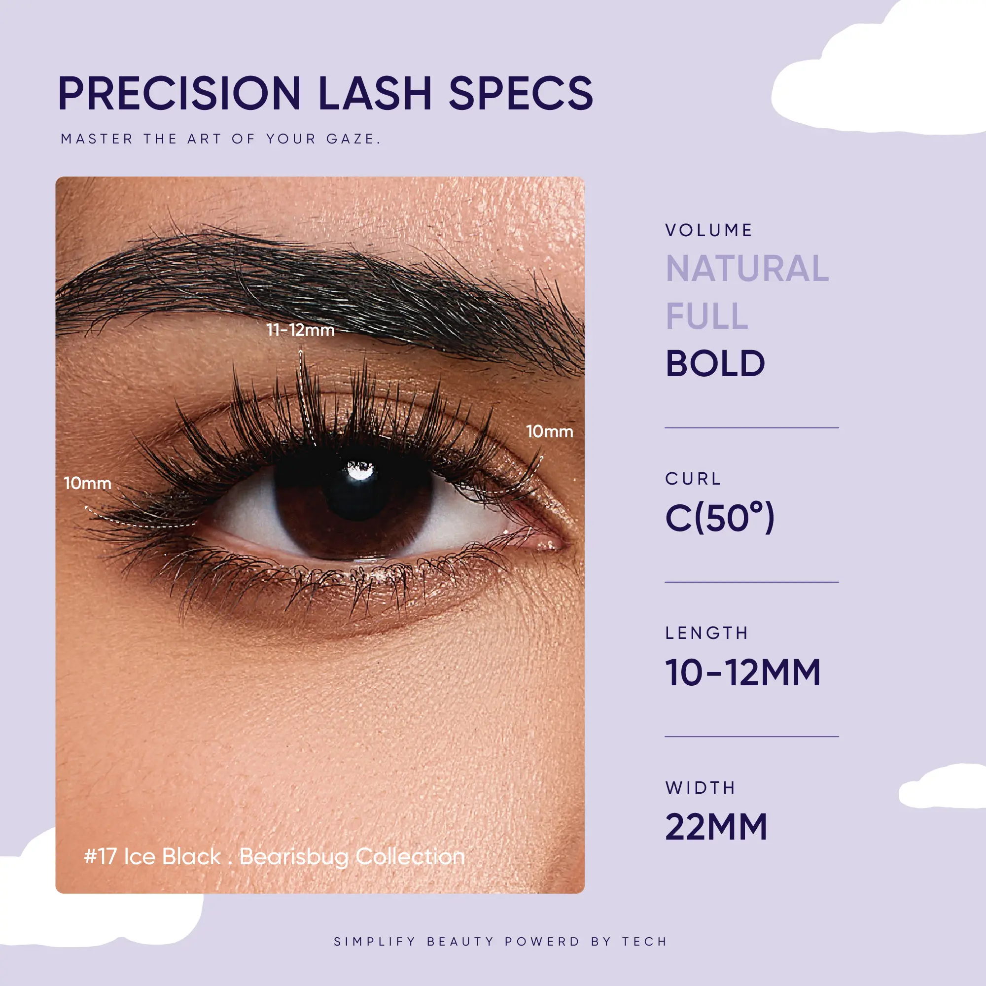 Best Seller NO.17 Ice Black X Bearisbug Magnetic Eyelashes - Image 8