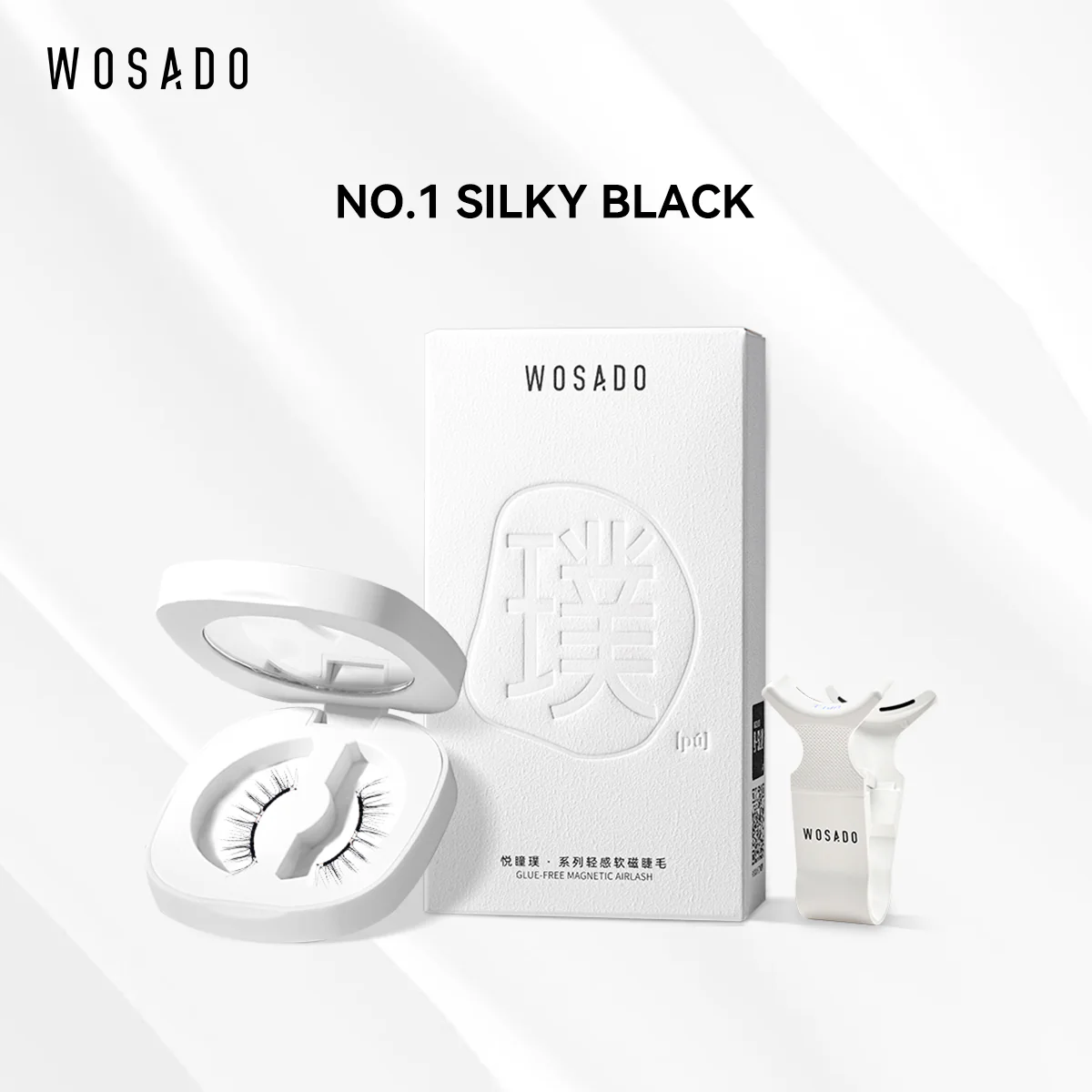 WOSADO® NO.1 Silky Black Natural Style Soft Magnetic Eyelashes - Image 3