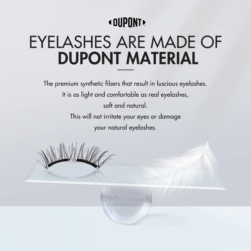 WOSADO® NO.1 Silky Black Natural Style Soft Magnetic Eyelashes - Image 6