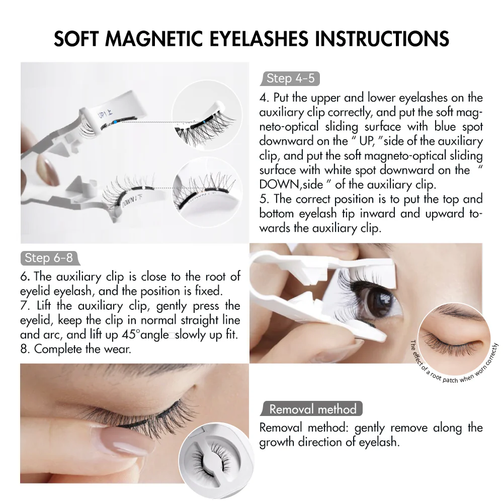 WOSADO® NO.1 Silky Black Natural Style Soft Magnetic Eyelashes - Image 9